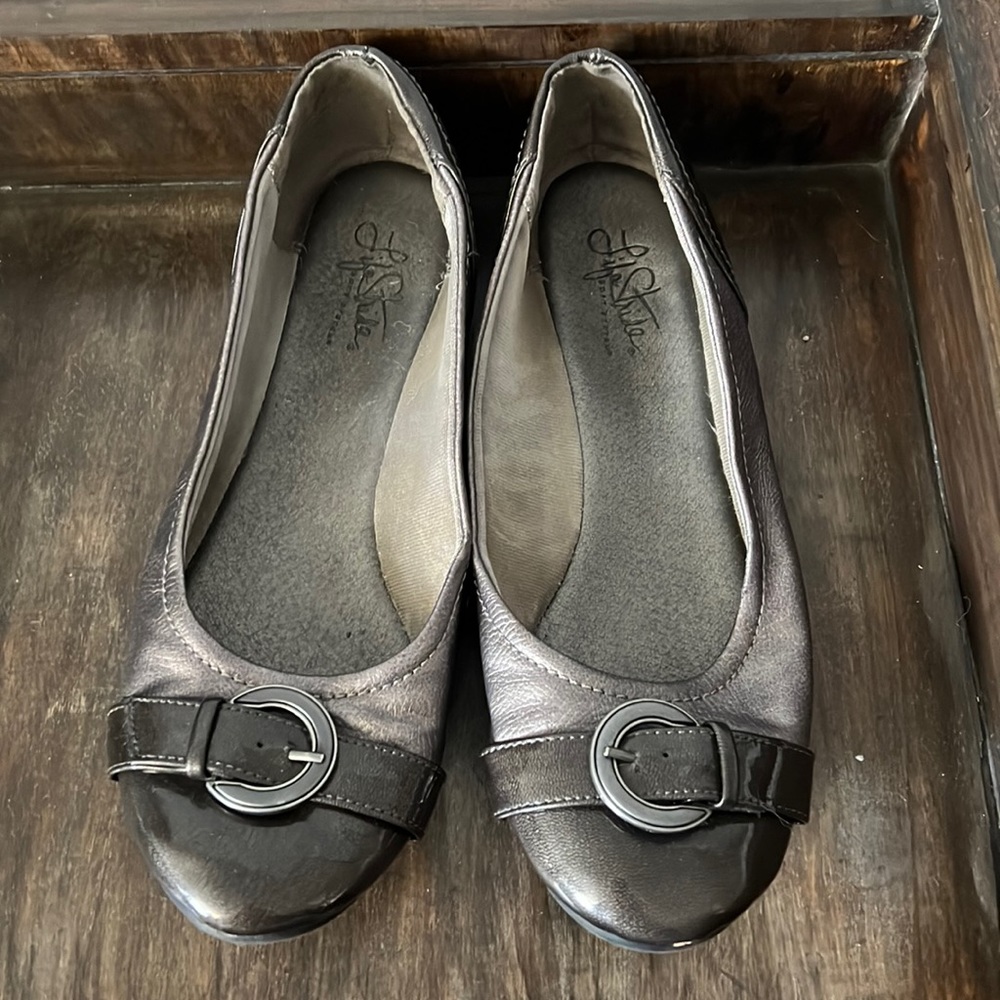Grey Flats Size US 10